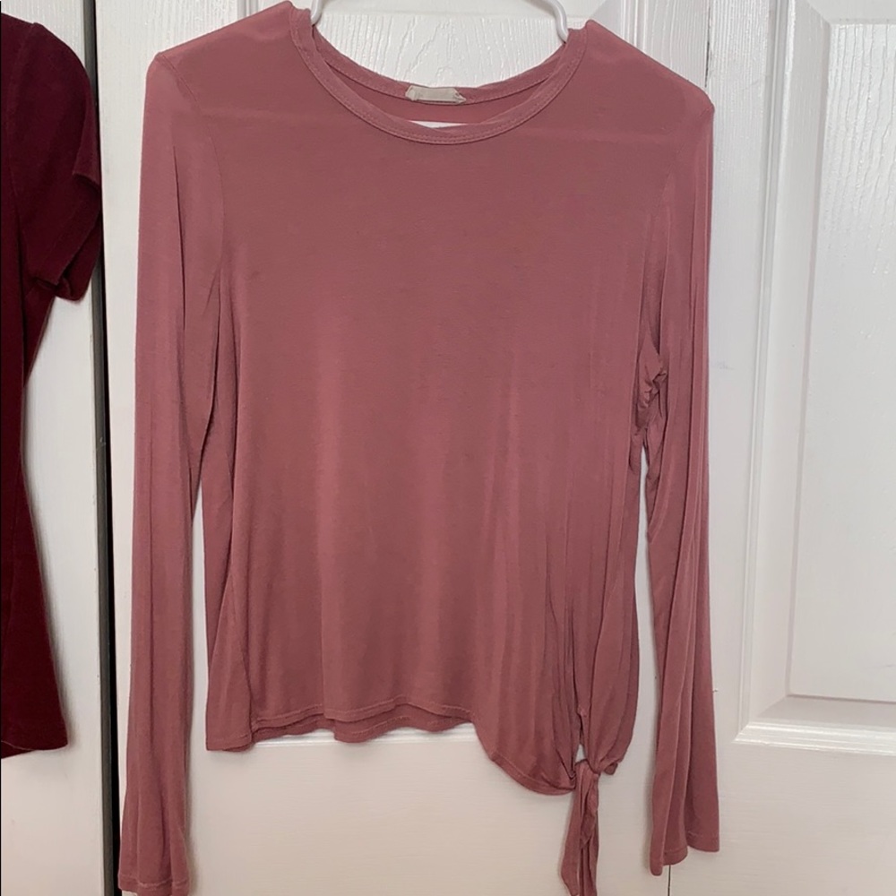 cropped long sleeve shirt !